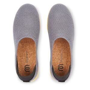 Mahbis Breathe - men’s Larvik light grey / yellow Slip-On loafer shoes 11- 11.5